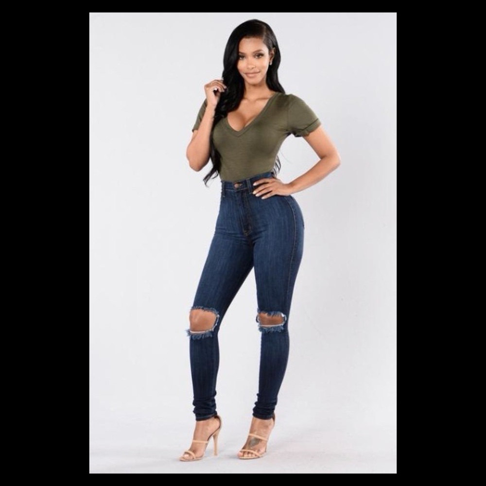 Fashion Nova Tough Luck Jeans